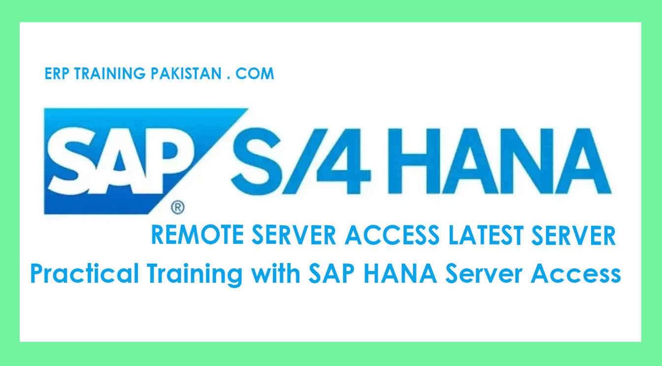 SAP access in pakistan, sap server access, sap hana access